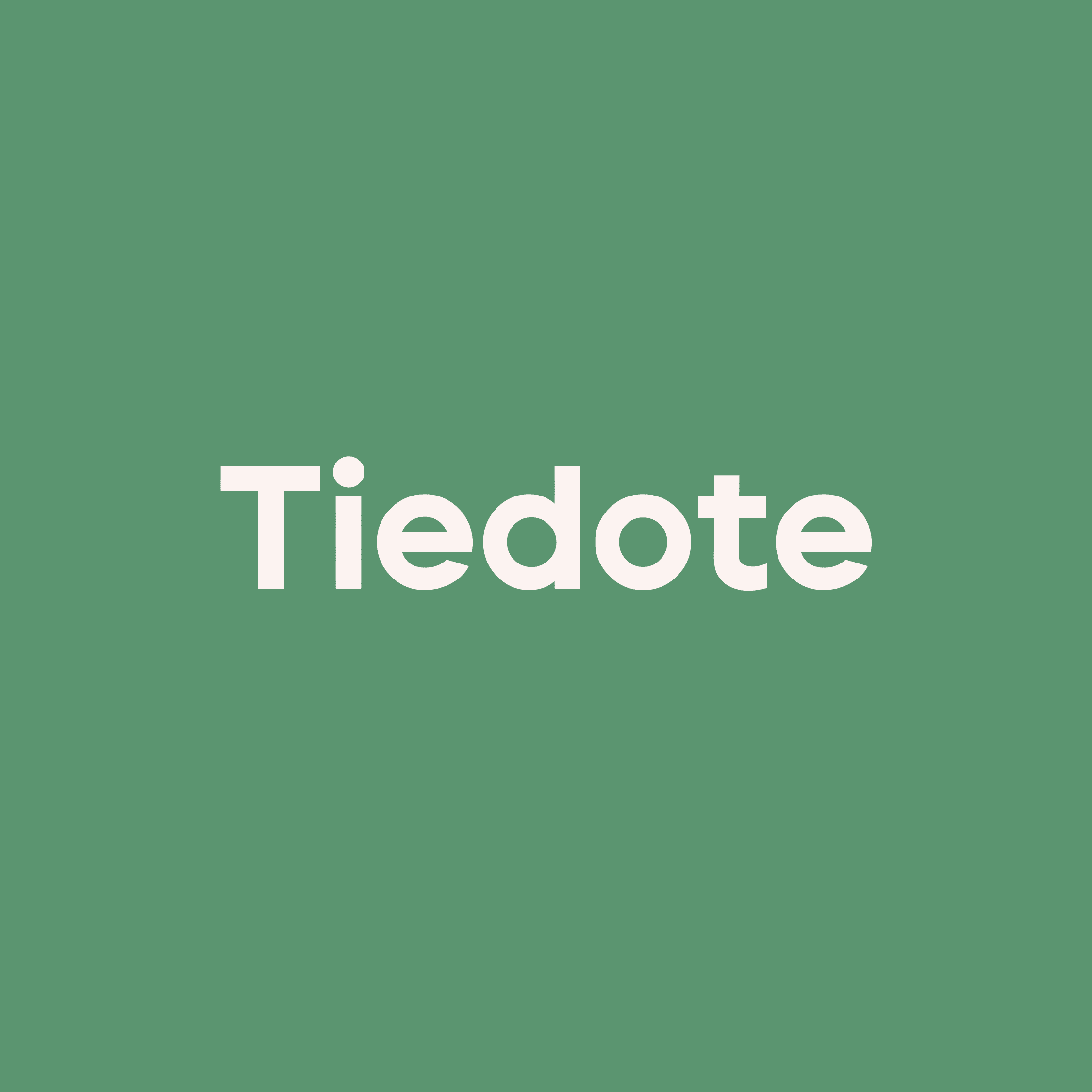 Tiedote